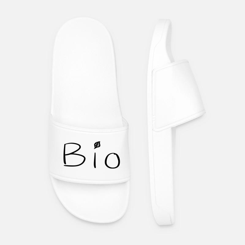 Bio - Männer Badelatschen - Weiß
