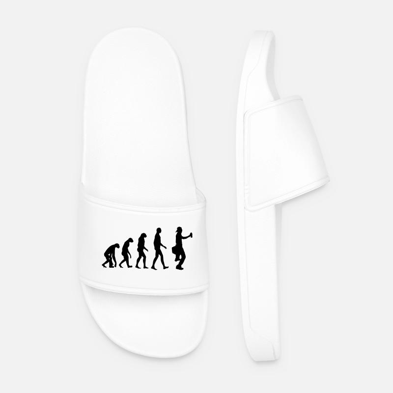 Graffiti / Tag / Writer / Street Art / Graff - Men’s Pool Sliders - white