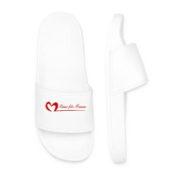 MAMAN. FÊTE DES MÈRES. BONNE FÊTE MAMAN. JE T'AIME - Claquettes Homme - blanc - Devant