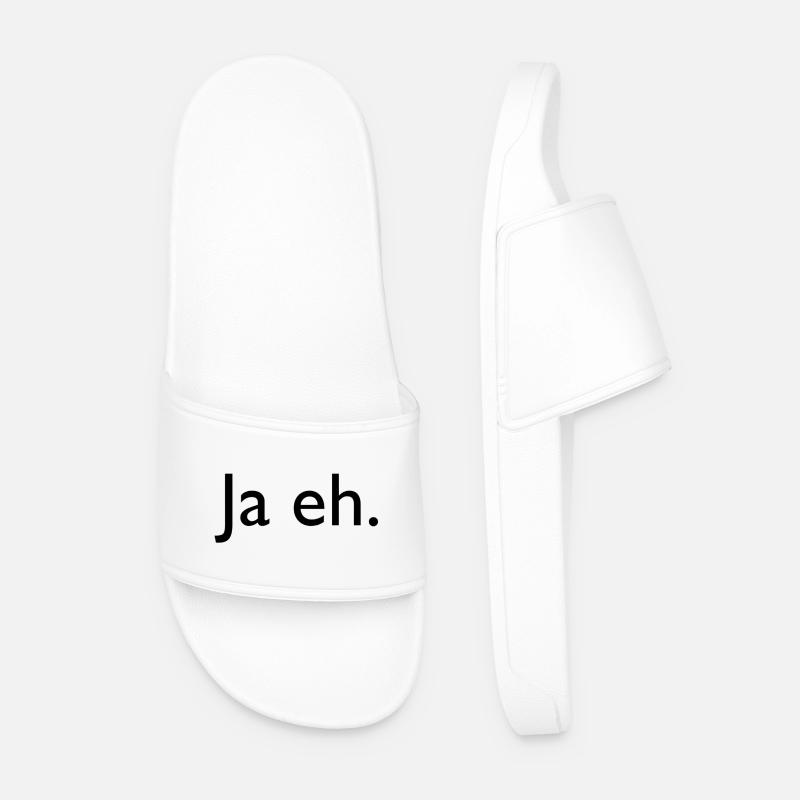 ja eh - Männer Badelatschen - Weiß