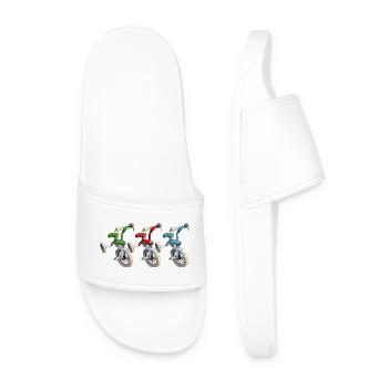 Conduite en tricycle - Claquettes Homme - blanc - Devant