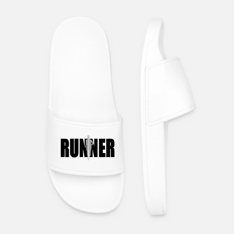 Runner - Männer Badelatschen - Weiß