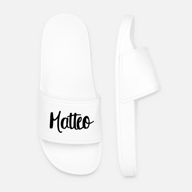 Matteo - Männer Badelatschen - Weiß