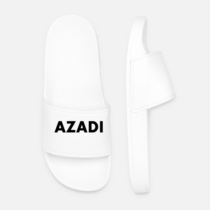 Azadi - Men’s Pool Sliders - white