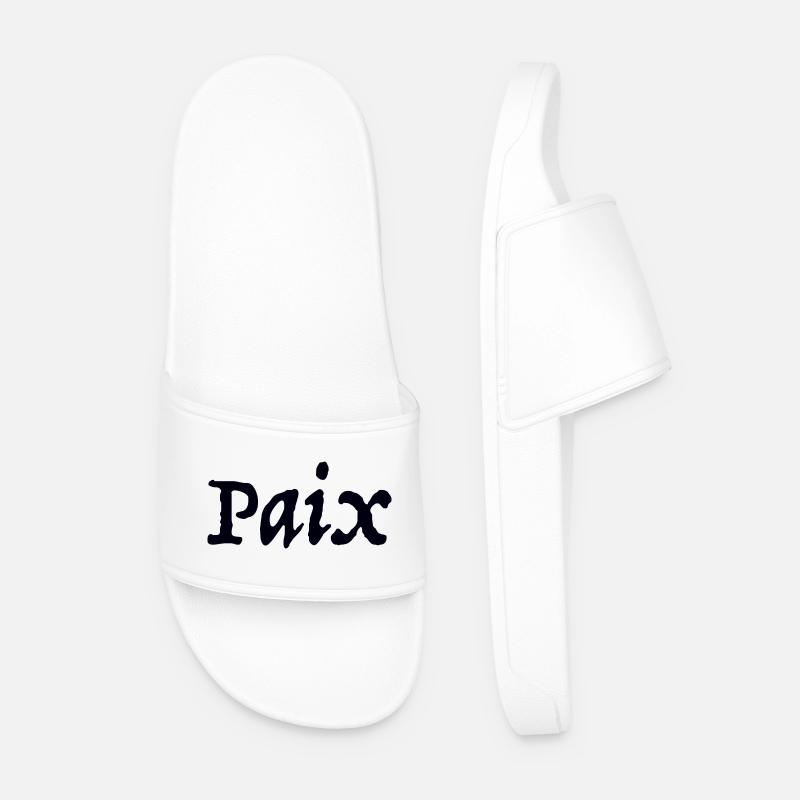 Paix - Männer Badelatschen - Weiß