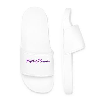 MAMIE. FÊTE DES MÈRES. BONNE FÊTE MAMIE. JE T'AIME - Claquettes Homme - blanc - Devant