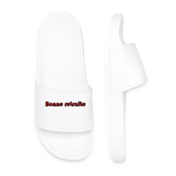 RETRAITE. RETRAITE. RETRAITEE. RETRAITE - Claquettes Homme - blanc - Devant