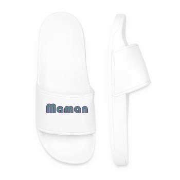 RETRAITE. BONNE RETRAITE. JOYEUSE RETRAITE - Claquettes Homme - blanc - Devant