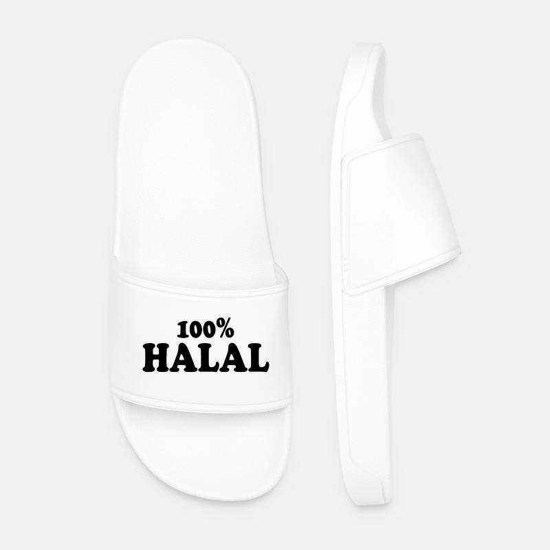 Halal - Männer Badelatschen - Weiß