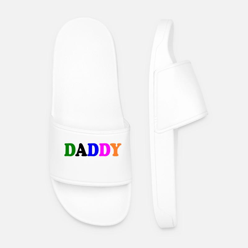 Daddy - Männer Badelatschen - Weiß