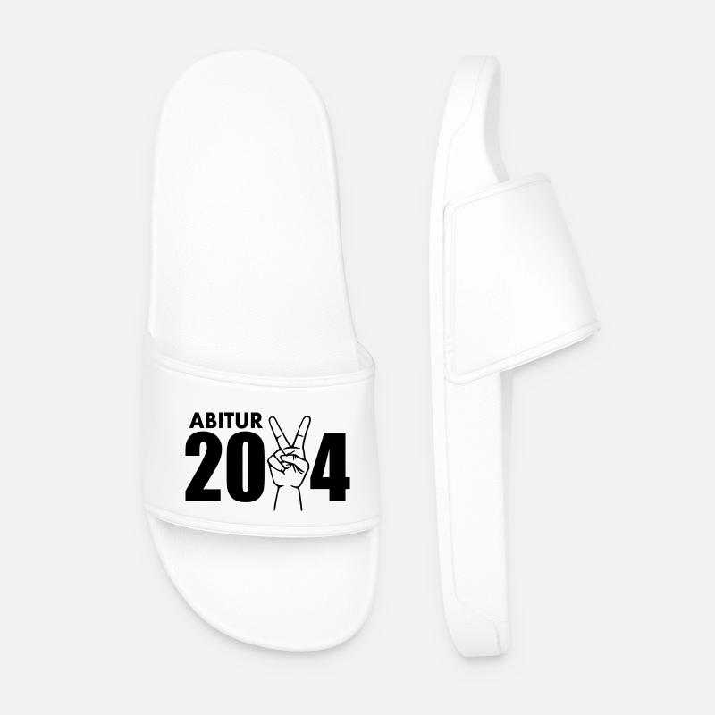 Abitur 2024 - Männer Badelatschen - Weiß