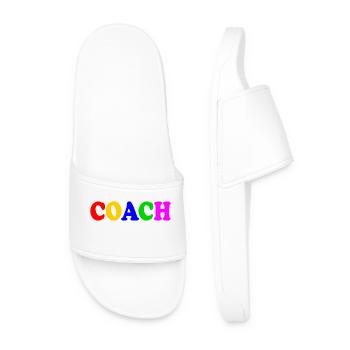 Coach - Men’s Pool Sliders - white - Front