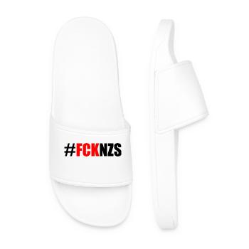 Fck nzs - Männer Badelatschen - Weiß - Vorne