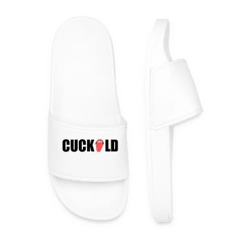 Cuckold - Men’s Pool Sliders - white - Front