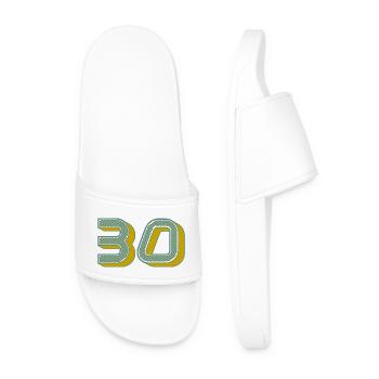 30 - Men’s Pool Sliders - white - Front