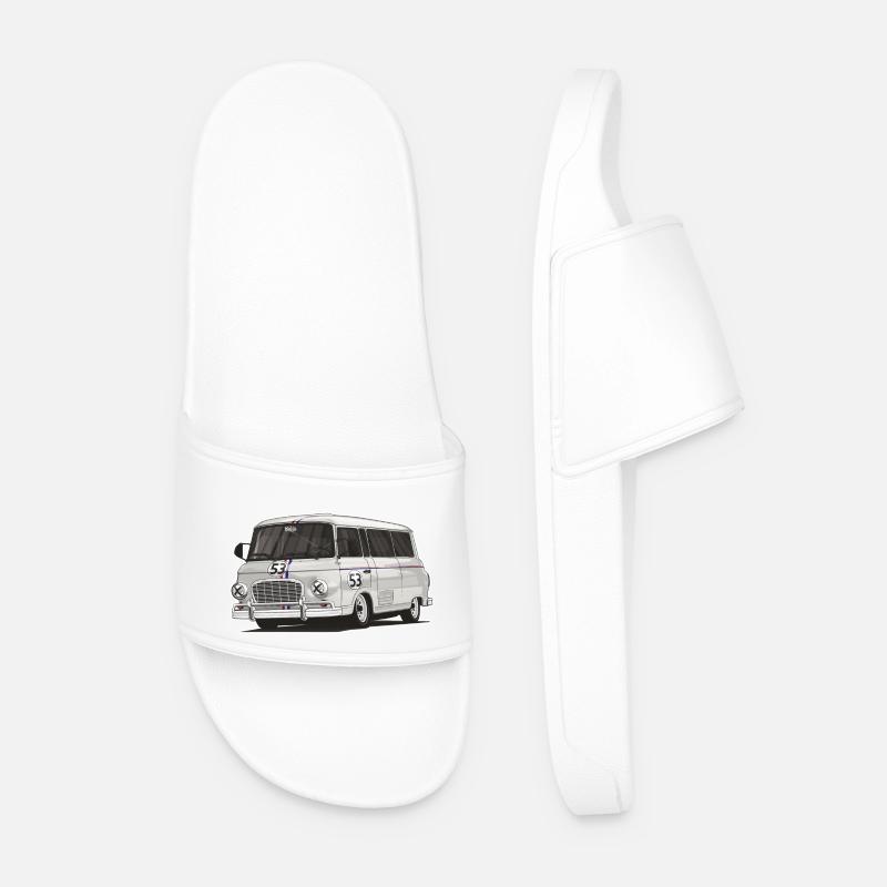 Barkas B1000 // Illustration - Men’s Pool Sliders - white