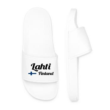 Lahti Finnland - Stylische Drucke - Männer Badelatschen - Weiß - Vorne