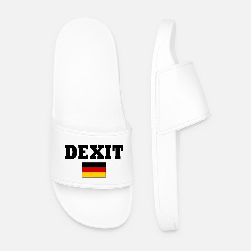 Dexit - Men’s Pool Sliders - white
