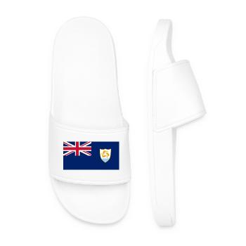 Anguilla - Men’s Pool Sliders - white - Front