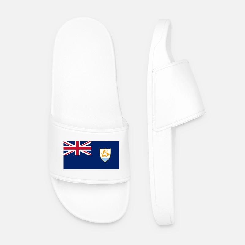 Anguilla - Männer Badelatschen - Weiß