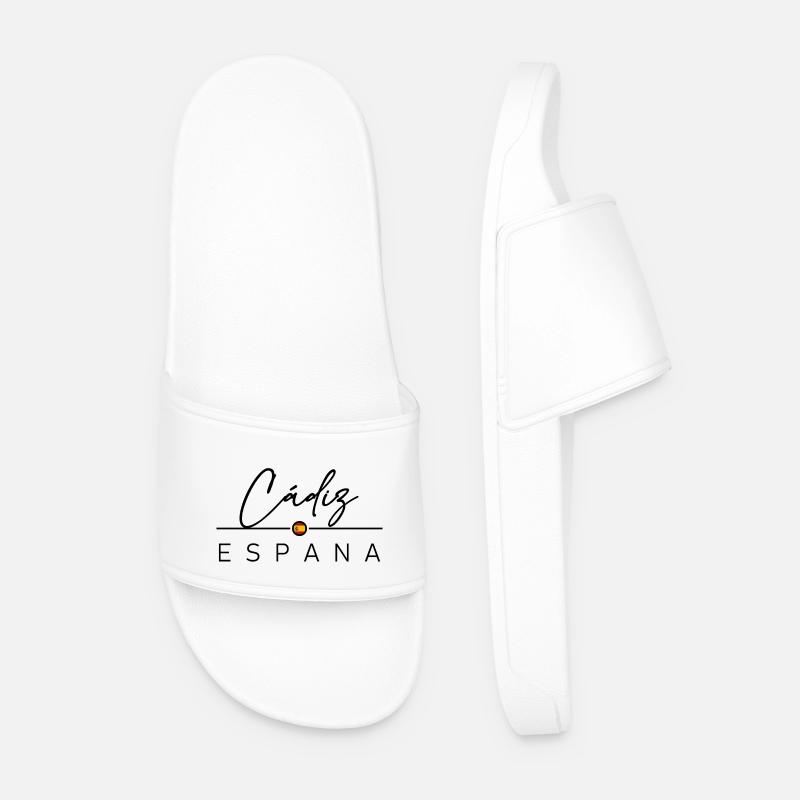 Spain - Cádiz - Cadiz - Spain - España - Men’s Pool Sliders - white