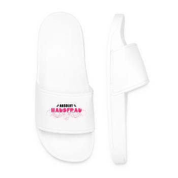 ABSOLUTE HOUSEWIFE DECORATED - Men’s Pool Sliders - white - Front