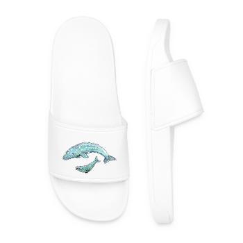 Gray Whale - Men’s Pool Sliders - white - Front