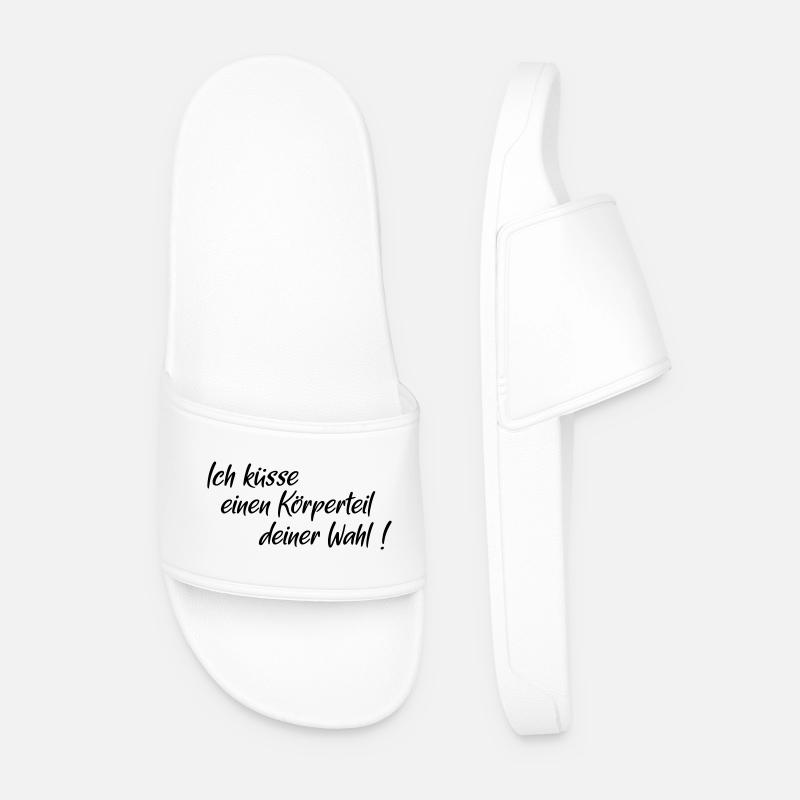 kuesse Koerperteil - Männer Badelatschen - Weiß