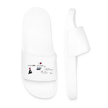 Roll in Love 3 - Men’s Pool Sliders - white - Front