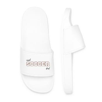 Cool soccer dad - Men’s Pool Sliders - white - Front