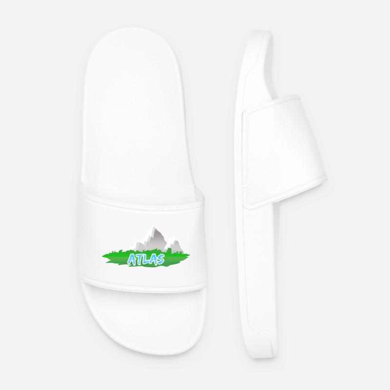  Entwurf - Männer Badelatschen - Weiß