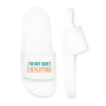 Anxiété Anxieuse Anxieuse Introvertie effrayée - Claquettes Homme - blanc - Devant