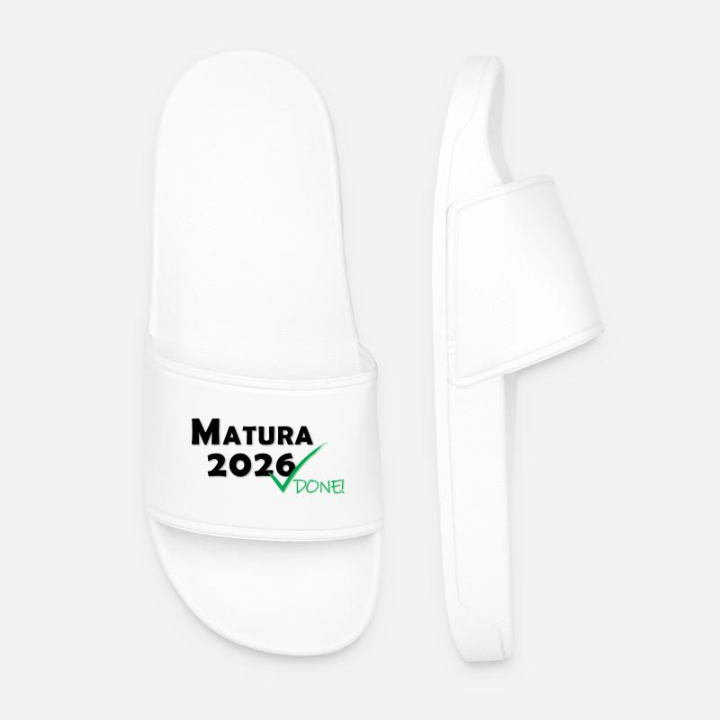 Matura 2026 Done - Men’s Pool Sliders - white
