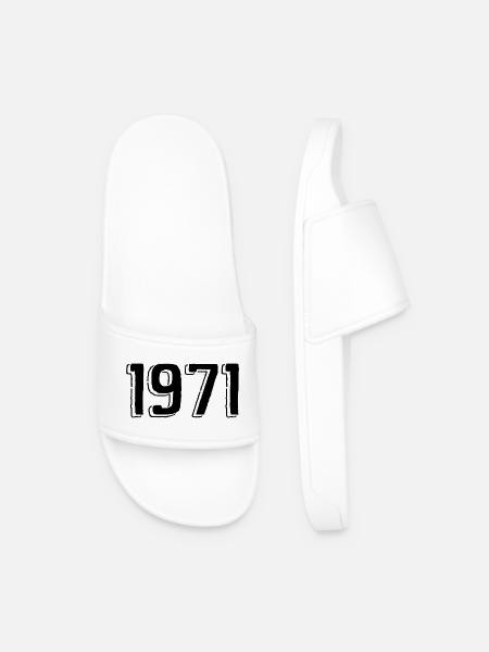 1971 - Men’s Pool Sliders - white