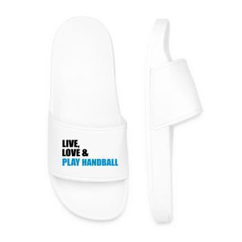 Handball - Claquettes Homme - blanc - Devant