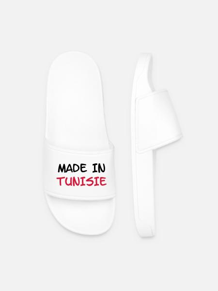 Made in Tunisie - Men’s Pool Sliders - white