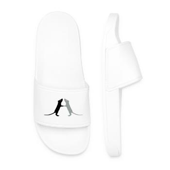 Rats - Men’s Pool Sliders - white - Front