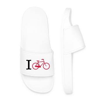 cycling - Men’s Pool Sliders - white - Front