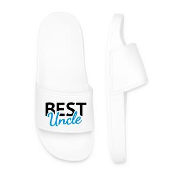 Best Uncle - Men’s Pool Sliders - white - Front
