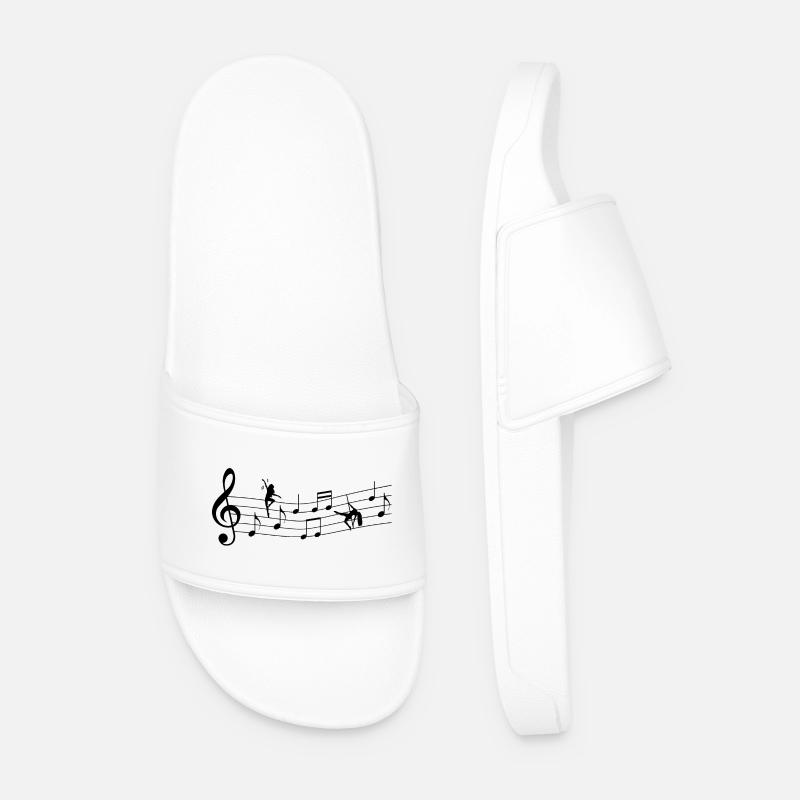 Dance - Männer Badelatschen - Weiß