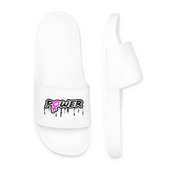 Femme Power Femme Power femme power avec le symbole féminin - Claquettes Homme - blanc - Devant