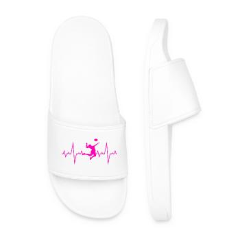 Volleyball Heartbeat Sports - Claquettes Homme - blanc - Devant