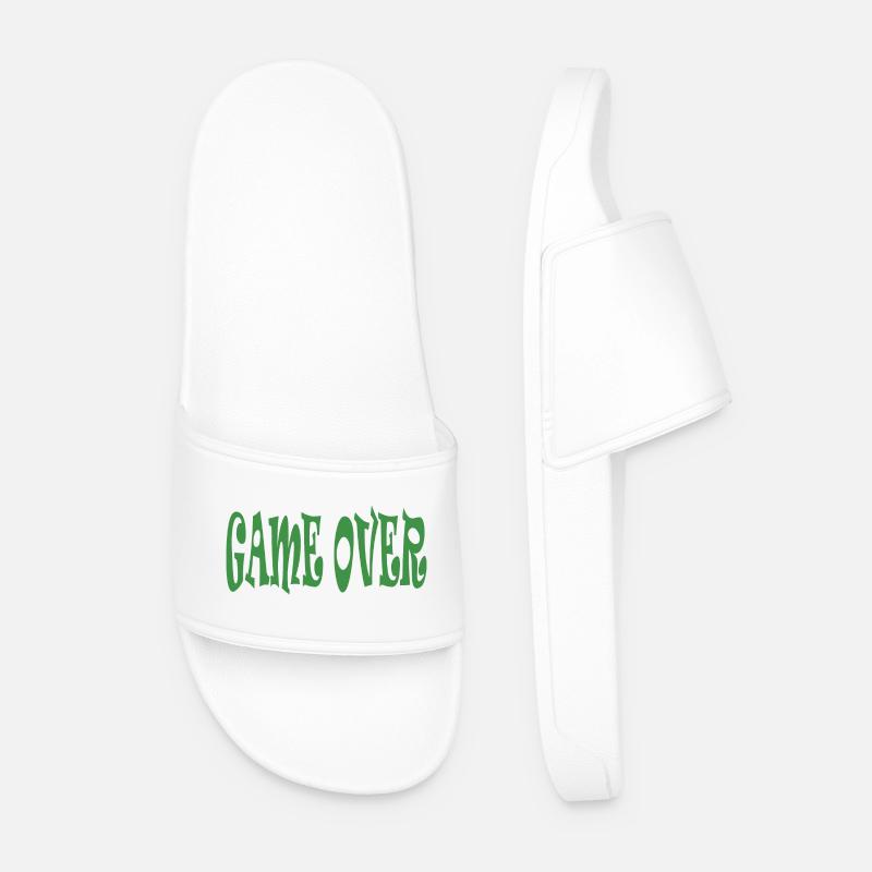 Game Over - Men’s Pool Sliders - white