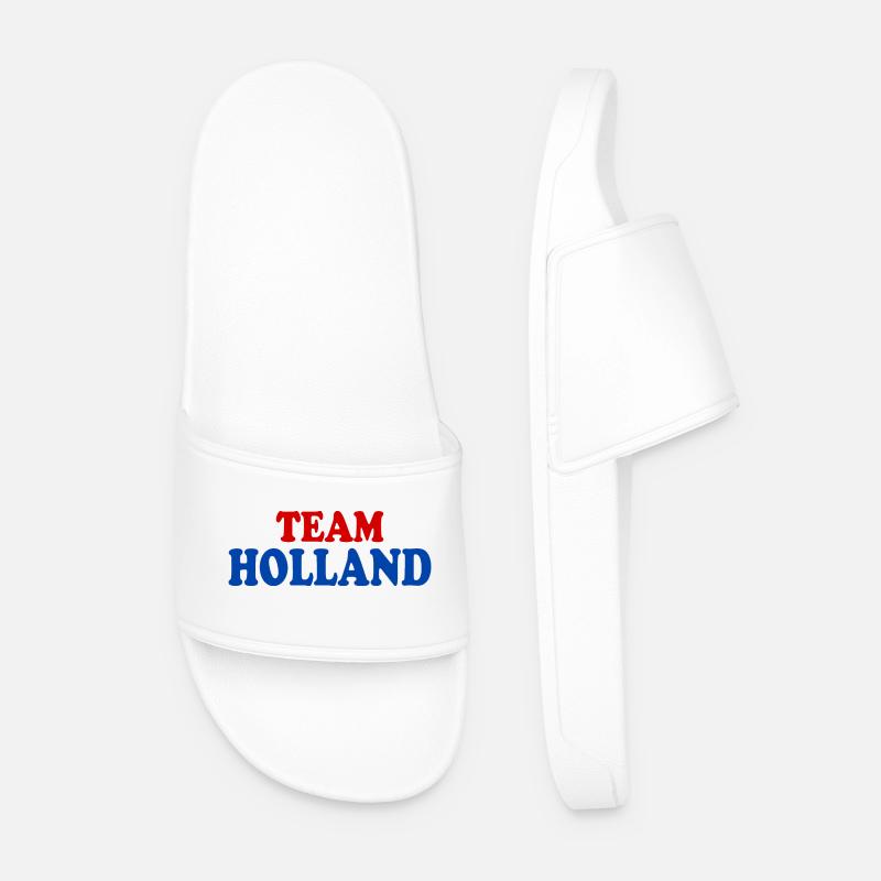 Team holland - Männer Badelatschen - Weiß