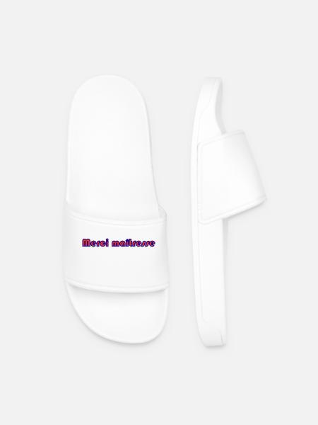 MERCI. MAÎTRESSE. MAÎTRE. MERCI MAÎTRESSE - Claquettes Homme - blanc