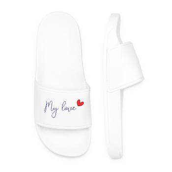 BONNE ANNEE. SAINT SYLVESTRE. NOUVELLE ANNÉE - Claquettes Homme - blanc - Devant