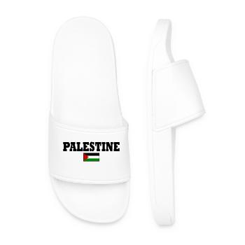 Palestine - Claquettes Homme - blanc - Devant
