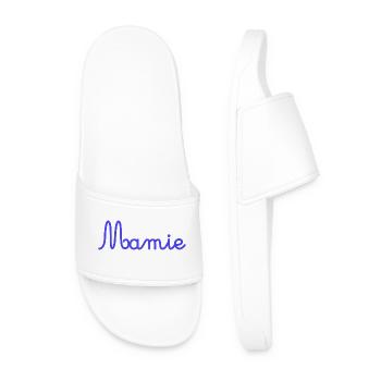 MAMIE. MAMAN. FÊTE DES MÈRES. BONNE FÊTE MAMIE - Claquettes Homme - blanc - Devant
