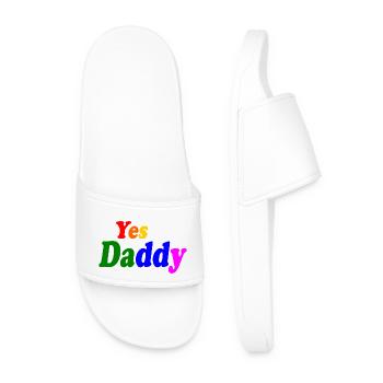 Yes daddy - Men’s Pool Sliders - white - Front