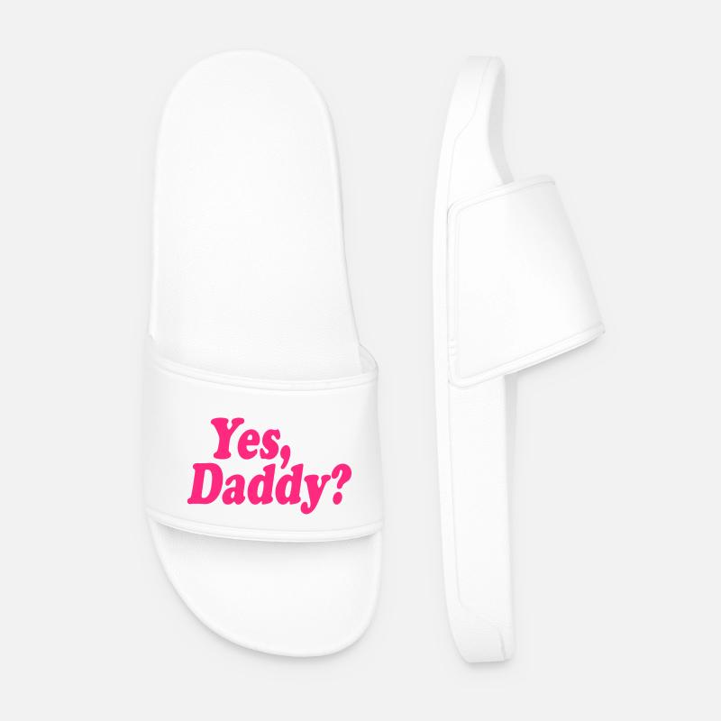 Yes daddy - Men’s Pool Sliders - white